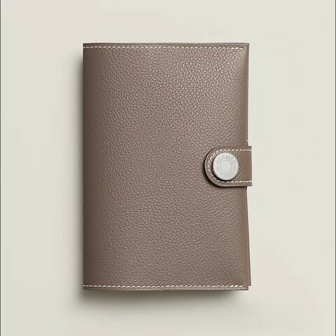 全新6月購💯 愛馬仕 Hermès R.M.S Passport Holder 18 Etoupe Evercolor 大象灰銀釦護照夾