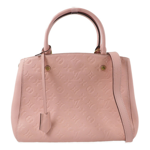 LOUIS VUITTON Monogram Empreinte Montaigne MM手挽肩背兩用袋