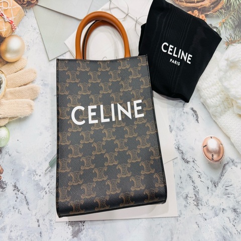 全新Celine 凱旋門老花 CELINE琴譜包 小號