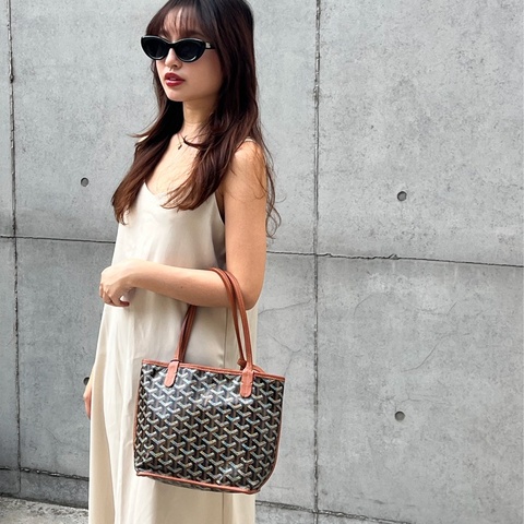#極新 Goyard Mini Tote Anjou 棕色