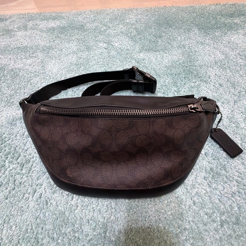 Coach 男士腰包 9.9新✨