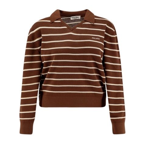 Miu Miu 女士 長袖Polo衫IT-36 IT-38 IT-40 IT-42 IT-44 IT-46碼
