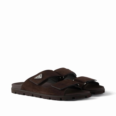 Prada 男士 徽標拖鞋UK-5 UK-6 UK-6.5 UK-7 UK-7.5 UK-8 UK-8.5 UK-9 UK-9.5 UK-10 UK-11碼