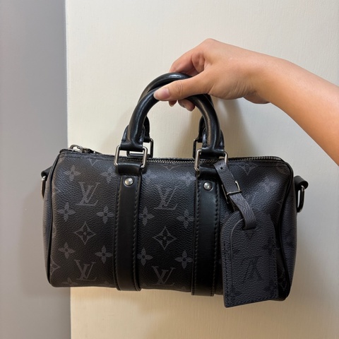 🔥男生熱門款Lv 🕶️黑老花keepall25
