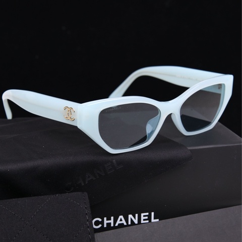Chanel 26M coco beach沙滩系列蓝色墨镜
