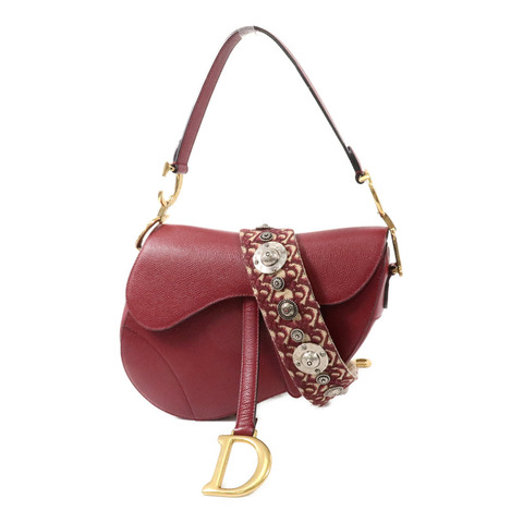 Dior 帆布Saddle Medium肩背袋
