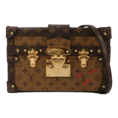 LOUIS VUITTON Monogram Reverse Petite Malle肩背袋