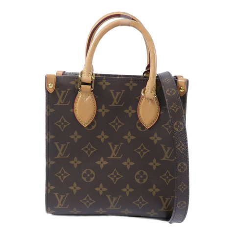 LOUIS VUITTON Monogram Sac Plat BB手挽肩背兩用袋