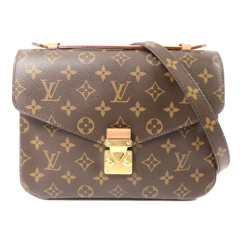 LOUIS VUITTON Monogram Pochette Metis MM金扣手挽肩背兩用袋