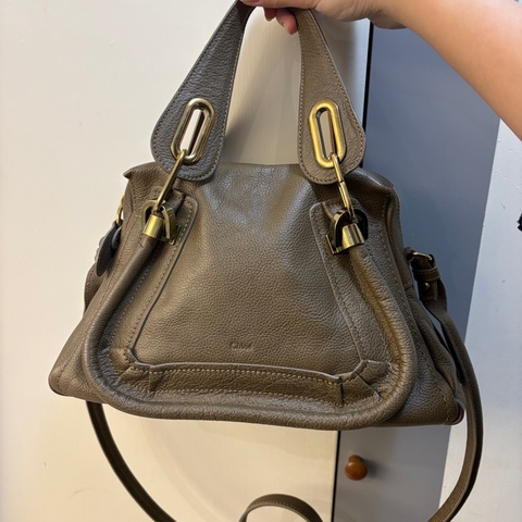 Chloe 大象灰Small Paraty手提斜背