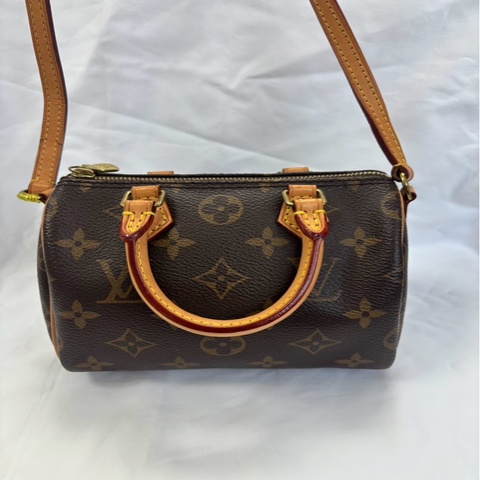 Lv/路易威登 Speedy Nano 老花塗層帆布 21年編碼～