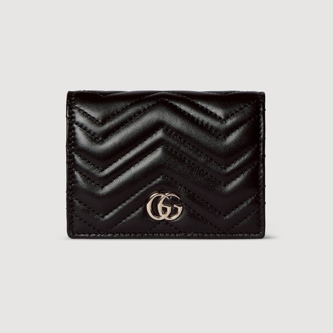 914intheair 精品代購『全新即將到貨』Gucci GG Marmont馬夢經典 GG logo 對折拉鍊零錢短夾