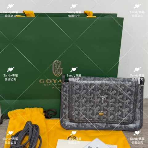 🩶Goyard 狗牙 信封包 灰色 全新全配 🩶