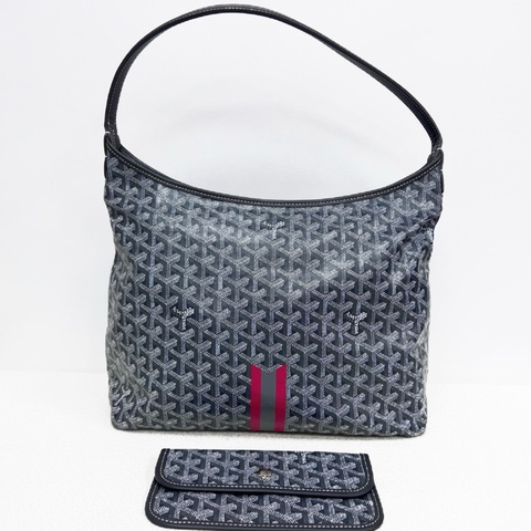 Goyard/戈雅 灰色老花hobo腋下包 單肩包