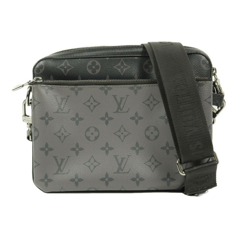 LOUIS VUITTON Monogram Eclipse Reverse Trio Messenger肩背袋