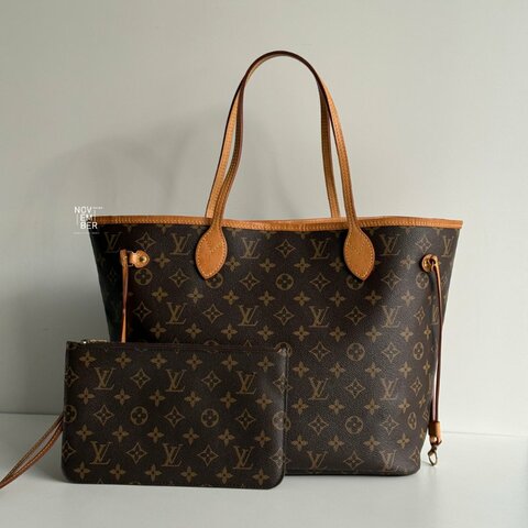 98新🆕 Louis Vuitton 路易威登 Neverfull MM 老花托特包
