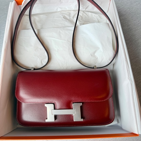 全新mini Constance 愛馬仕紅