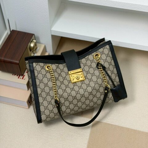 🏷Gucci 古馳．Padlock Tote 托特包 中號