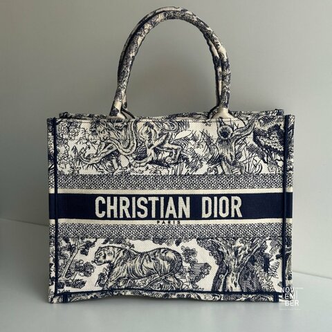 98新🆕 Dior 迪奧 Book Tote 中型托特包 動物園