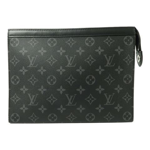 LOUIS VUITTON Monogram Eclipse Pochette Voyage MM手拿包