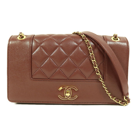 CHANEL 羊皮皮革Chain Shoulder鏈帶肩背袋