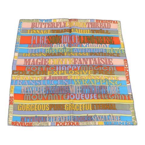 HERMES 絲質Scarf 40x40cm絲巾
