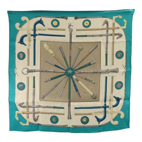 HERMES 絲質Scarf 65x65cm絲巾