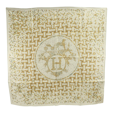 HERMES 絲質Scarf 90x90cm絲巾