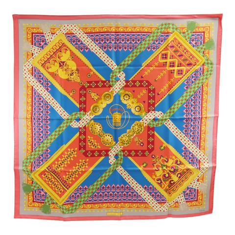 HERMES 絲質Scarf 90x90cm絲巾