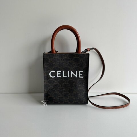 98新🆕 Celine 賽琳 Mini Cabas Vertical 老花迷你琴譜包