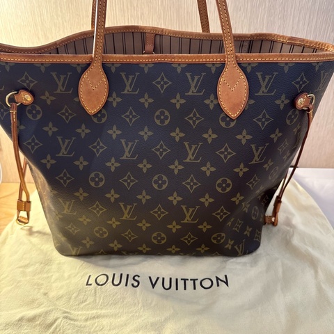 Louis Vuitton Neverfull MM 經典老花托特包 中號