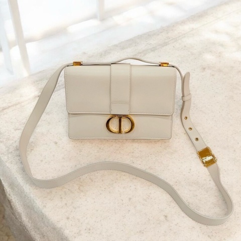 莉亞精品♡ Dior 蒙田30 奶油白 二手美包