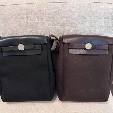 【適合閨蜜👩🏿‍❤️‍💋‍👩🏼/基蜜👨🏻‍❤️‍💋‍👨🏾買一送一✨】Hermes 愛馬仕 中古mini herbag
