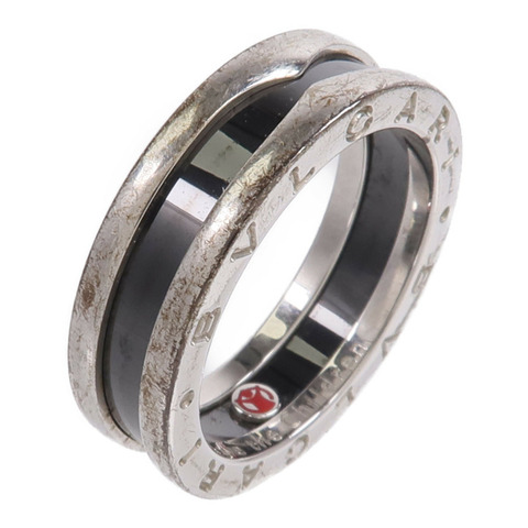 BVLGARI 925純銀/陶瓷B.Zero1 Save the Children Ring戒指