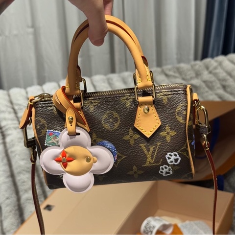 👜LV路易威登｜聖誕限量speedy nano｜99新芯片款