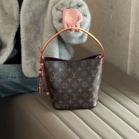 👜LV路易威登｜all in bb 老花水桶包｜99新芯片款