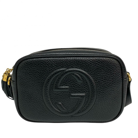 ☆ GUCCI 古馳 Black Calfskin Soho Disco Crossbody Bag 黑色小牛皮斜揹袋 347994-267012140