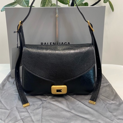 99新 Balenciaga 巴黎世家 26春夏 Clicca 中號單肩包挎包