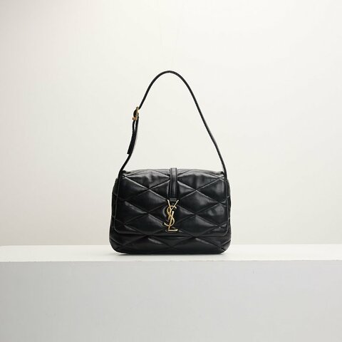 二手YSL Le 57 hobo 肩背包 黑金