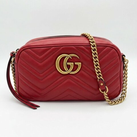 GUCCI紅色Marmont馬夢相機包