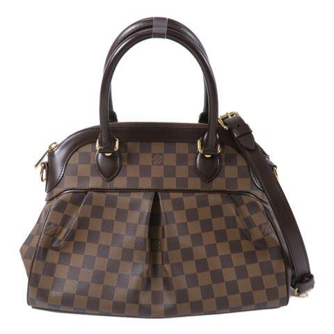 LOUIS VUITTON Damier Trevi手挽肩背兩用袋