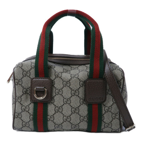 GUCCI 塗層帆布Ophidia Mini GG Supreme手挽肩背兩用袋