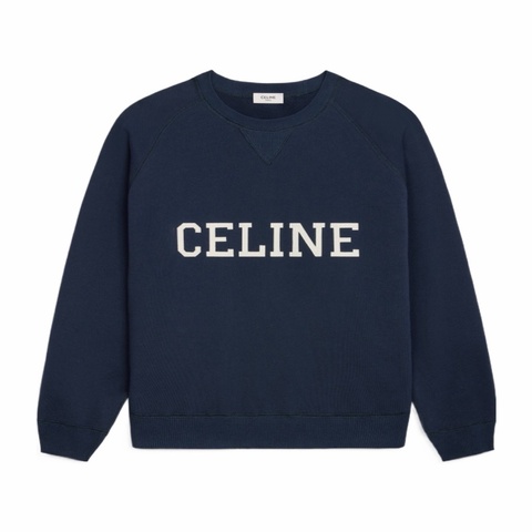 Celine 男士 CELINE 棉質抓絨寬松運動衫S M L碼