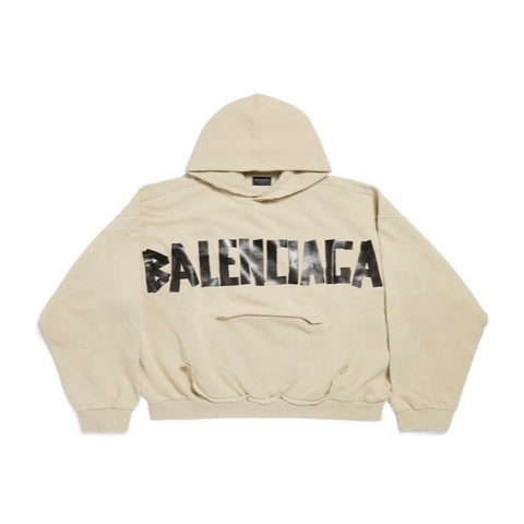 Balenciaga 男女同款 破洞口袋連帽衫XXS XS S M L XL XXL碼