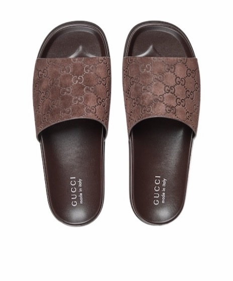 Gucci 男士 GG 圖案涼拖鞋UK-5 UK-5.5 UK-6 UK-6.5 UK-7 UK-8 UK-8.5碼