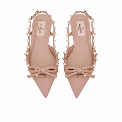 Valentino 女士 蝴蝶結露跟芭蕾舞鞋36 36.5 37 37.5 38碼