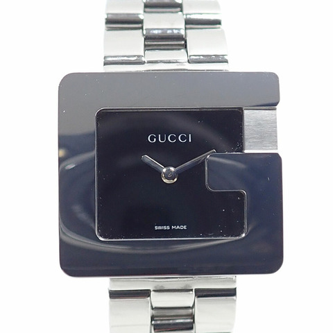 Gucci G-Square 女士石英腕錶，不鏽鋼材質，3600L 電池供電