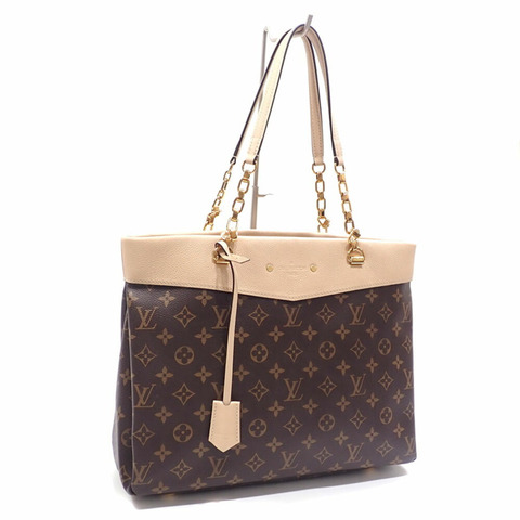 路易威登 Monogram Pallas 女士單肩購物包 M41580 沙丘色