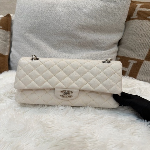 Chanel/ CF25/ 白銀扣