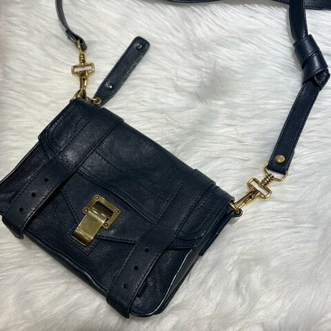 Proenza Schouler Mini pouch 藍色